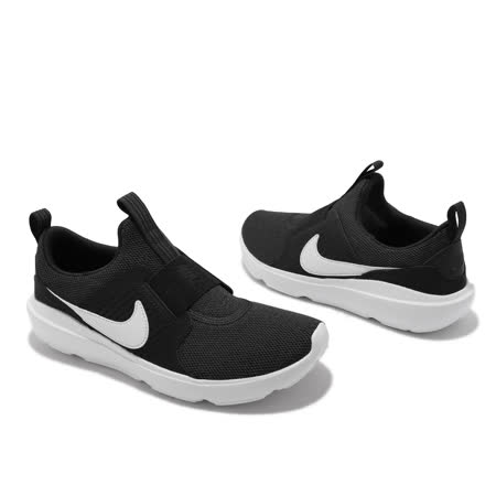 Nike 休閒鞋 AD Comfort 運動 女鞋 襪套 輕量 快速穿脫 舒適 球鞋穿搭 黑 白 DJ1001-002 DJ1001-002