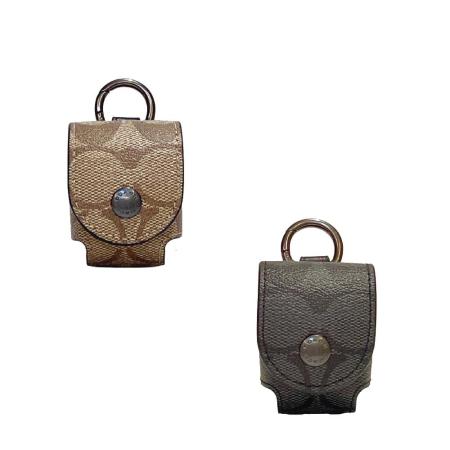 COACH 新品 PVC材質LOGO 質感吊飾/鑰匙圈-兩色可選 - 85025