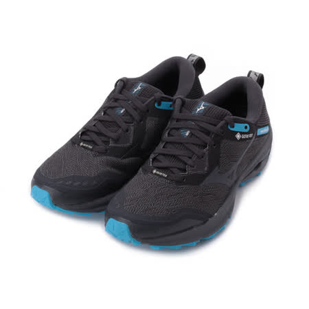 MIZUNO WAVE RIDER GORE-TEX 戶外慢跑鞋 深灰藍 J1GD217913 女鞋