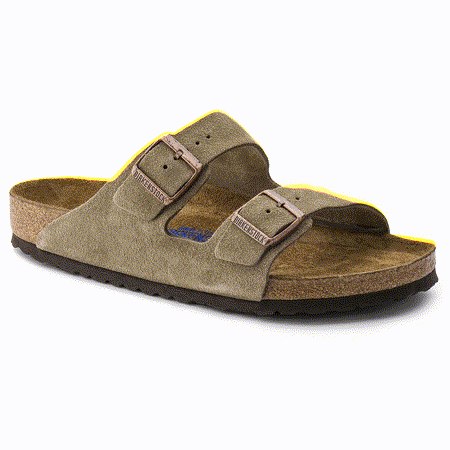 Birkenstock 經典系列 Arizona 米褐色 硬底真皮款