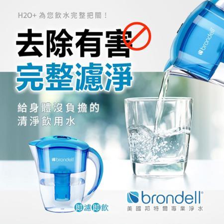 【Brondell】美國邦特爾 純淨濾水壺（藍）