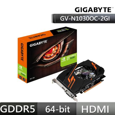 Gigabyte 技嘉 GV-N1030OC-2GI 顯示卡(4K影音輕電競超頻版)