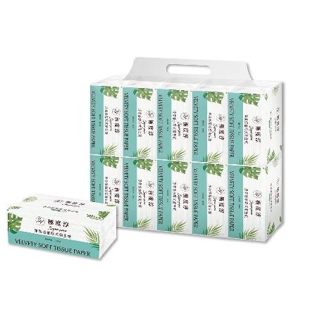 Superpure極度純柔淨柔感抽取式花紋衛生紙100抽80包/箱