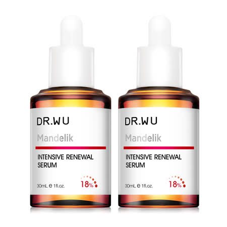 DR.WU 杏仁酸亮白煥膚精華 18% 30MLx2