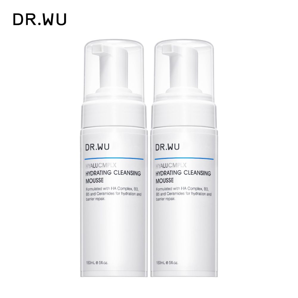 (買一送一)DR.WU 玻尿酸保濕潔顏慕斯160ML