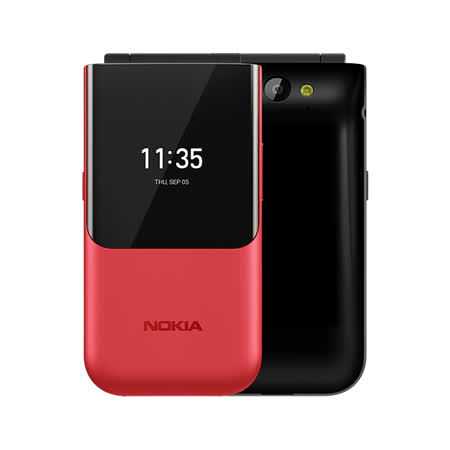 Nokia 2720 Flip 4G復刻摺疊手機-贈韓版收納包+奈米噴劑