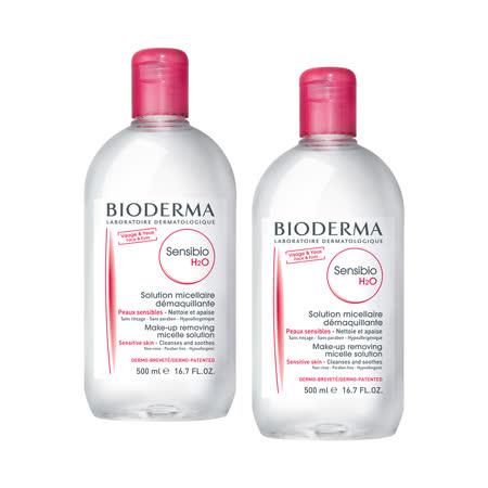 BIODERMA H2O 高效潔膚液(500ml) 國際版 2入組