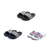 ADIDAS 男女 DURAMO SLIDE 防水快乾運動拖鞋 黑藍白 - G15890/G15892/U43664