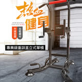 X-BIKE 晨昌 專業級重訓直立單槓 雙槓 引體向上 肌力訓練 伏地挺身 (吸盤底座強工字底管)