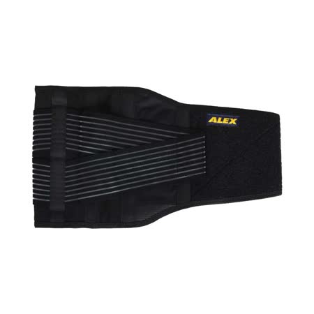 ALEX 纖薄型護腰-護具 台灣製 黑