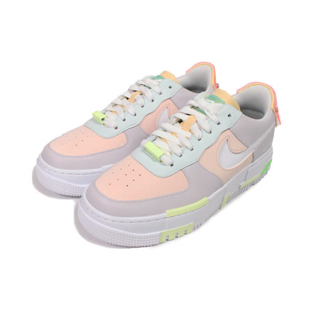 NIKE 女 W AIR FORCE 1 PIXEL 解構拼接質感簡約 經典復古休閒鞋 粉紫彩 - DO2330511