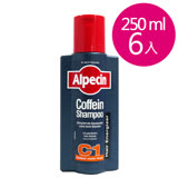 德國ALPECIN 咖啡因洗髮露C1 250mlx6入