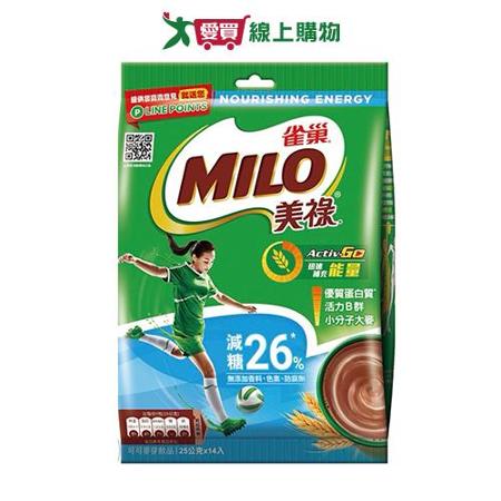 雀巢美祿 巧克力麥芽減糖配方(33G/14入)