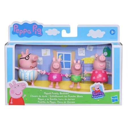 《 Peppa Pig 》粉紅豬小妹 佩佩豬家庭角色組-睡衣款
