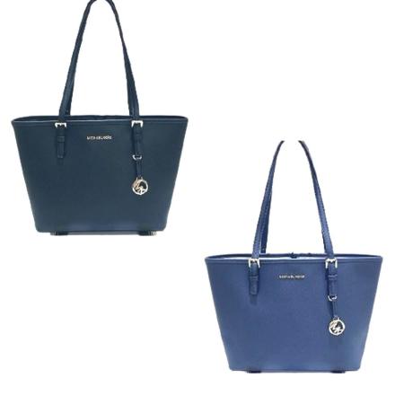 Michael Kors 經典款 防刮皮革材質扣環開合托特包-兩色推出-附提袋