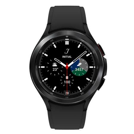Samsung Galaxy Watch4 Classic 不銹鋼製 46mm (4G) 智慧手錶(R895)-送玻璃保護貼+無線充電盤+Type C磁吸充電線+日本製除菌掛片