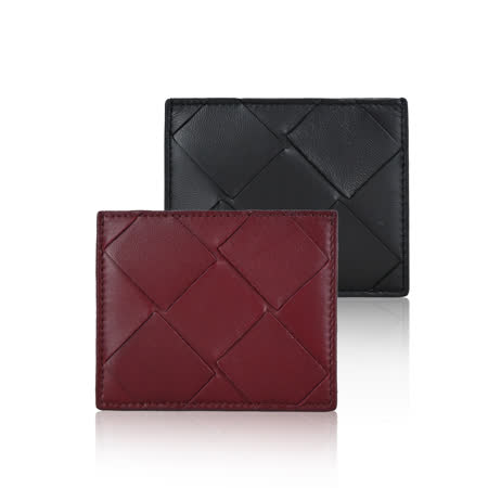 BOTTEGA VENETA 經典小羊皮編織票卡/名片夾(任選)