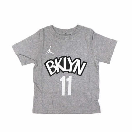 NIKE NBA Statement Edition 幼兒 短袖T恤 籃網隊 Kyrie Irving-WY2T1BCJS-NYNKI