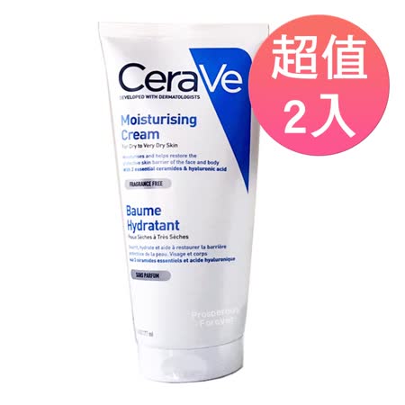 Cerave 
長效潤澤修護霜177ml【二入組】