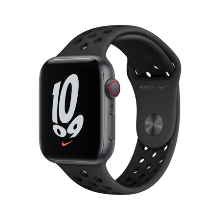 Apple Watch Nike SE (GPS) 44mm - 太空灰鋁金屬錶殼-Nike運動錶帶(MKQ83TA/A)