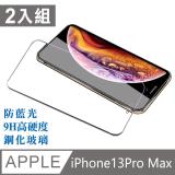 【台灣霓虹】iPhone13 Pro Max 6.7吋滿版鋼化玻璃保護貼2入組