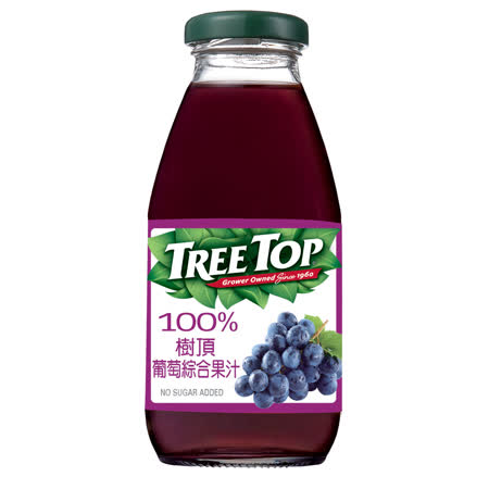 《TreeTop》
100%葡萄綜合果汁300mlx24入