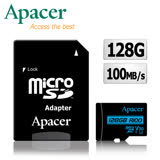 『快速到貨』Apacer宇瞻 128GB MicroSDXC R100/W80MB UHS-I U3 V30 4K記憶卡