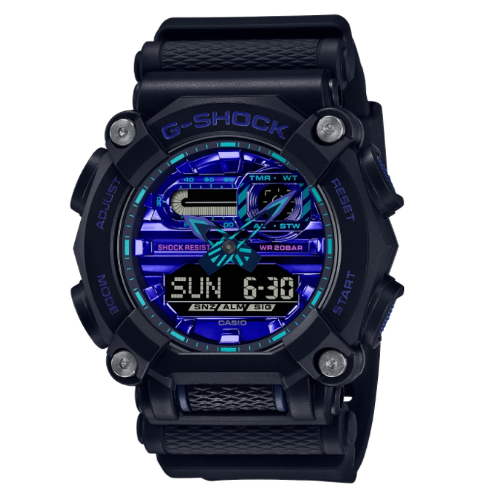 CASIO G-SHOCK 虛擬動感雙顯腕錶 GA-900VB-1A