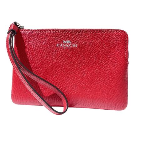 COACH
防刮皮革馬車款手拿包