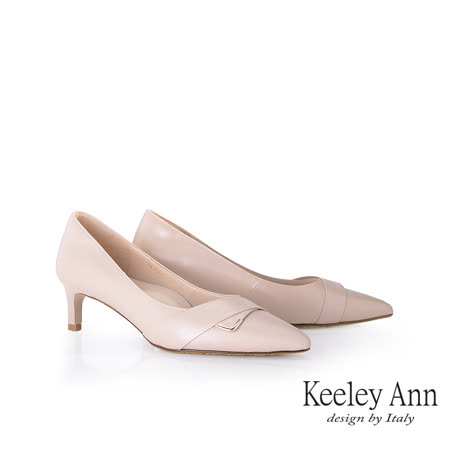 Keeley Ann羊皮金屬切邊中跟鞋(粉紅色185063256)