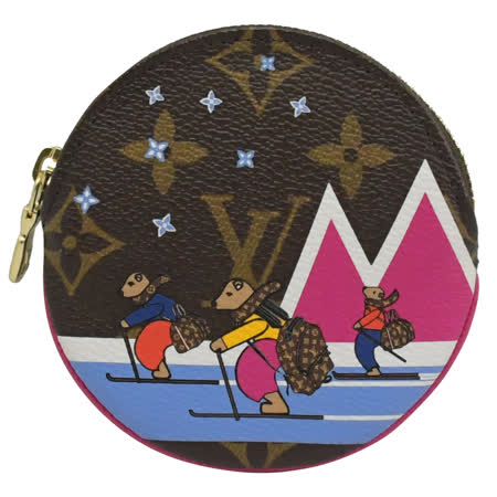 Louis Vuitton LV M63331 PORTE MONNAIE ROND 滑雪小熊圓形零錢包 現貨