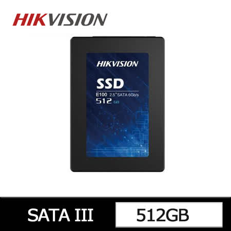 HIKVISION 海康 SSD 512GB 2.5吋 SATAIII SSD固態硬碟