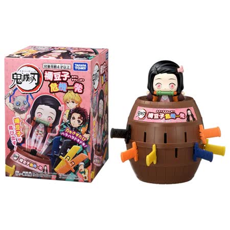 日本 鬼滅之刃 禰豆子 危機一發_TP19374 海盜桶 TAKARA TOMY 公司貨