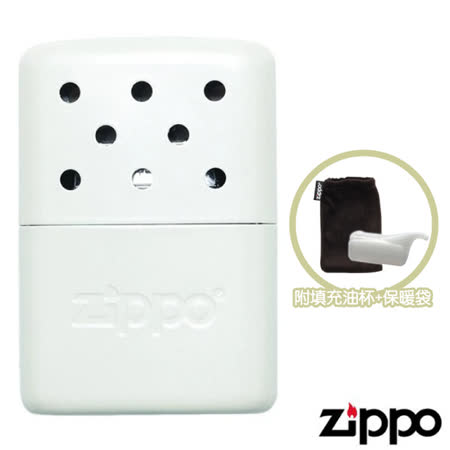 【美國 Zippo】世界經典品牌 6hr 暖手爐(小) 珍珠白