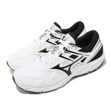 Mizuno 慢跑鞋 Maximizer 23 2E 寬楦 男鞋 美津濃 路跑 緩震 透氣 基本 白 黑 K1GA210002 K1GA2100-02