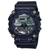 G-SHOCK 雙顯男錶 樹脂錶帶 防水200米 GA-900AS(GA-900AS-1A)