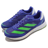 adidas 慢跑鞋 Adizero Adios 6 運動 男鞋 愛迪達 輕量 透氣 避震 路跑 健身 藍 綠 H67510 H67510 US9.5=27.5CM