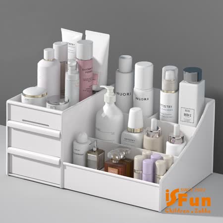 iSFun三層抽屜式
桌上化妝品飾品收納盒