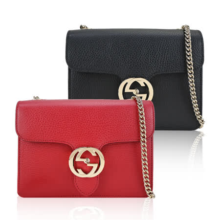 GUCCI
荔枝紋雙層鏈帶包