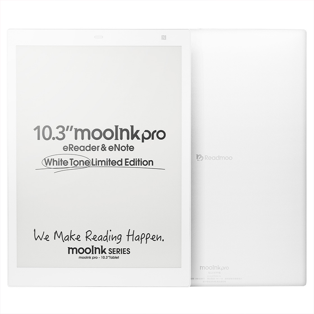 【Readmoo 讀墨】10.3吋mooInk Pro電子書平板-白(簡配)