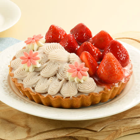 【亞尼克】
鮮莓芋花園雙享派 6吋