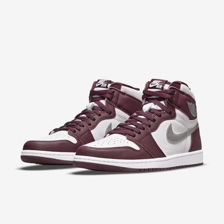 Nike 休閒鞋 Air Jordan 1代 High OG 男鞋 Bordeaux 波爾多 喬丹 AJ1 酒紅 白 555088611 555088-611