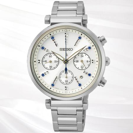 SEIKO精工 LUKIA系列 【限量】優雅太陽能計時腕錶 / SSC901J1 / V175-0DY0U