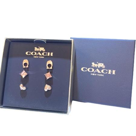 COACH 附原廠禮盒
方形/C字/愛心耳環組