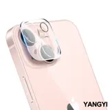 【YANGYI揚邑】iPhone 13 / 13 mini 防爆防刮3D全包覆9H夜光圈鏡頭鋼化玻璃膜保護貼