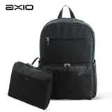 AXIO Packable 17L折疊式旅用後背包(AFB-03B)太空黑-送購物提袋ASH-23