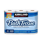 【Kirkland Signature 科克蘭】捲筒衛生紙 425張x6捲/串