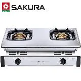 【SAKURA 櫻花】純銅爐頭全不鏽鋼嵌入爐G-6320A/G-6320K 送全省安裝