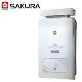 限量送馬克杯組【SAKURA 櫻花】 12L一般大廈用屋外抗風型熱水器 GH1206/GH1206 送全省安裝