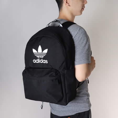 adidas 後背包 Adicolor Backpack 男女款 愛迪達 三葉草 上學 外出 基本款 黑 白 H35596 H35596